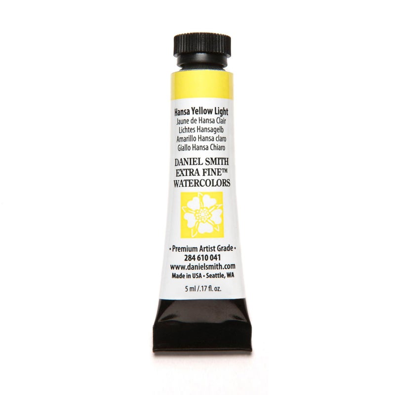 Daniel Smith 284610041 Extra Fine Watercolors Tube, 5ml, Hansa Yellow Light - Image 1